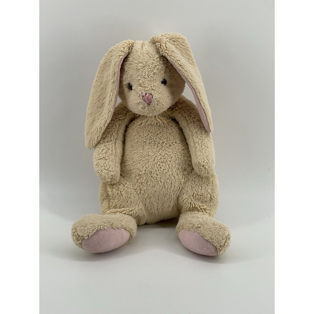 Mon Ami bunny Rabbit Plush Toy floppy Pink‎ Beige Floppy  15"